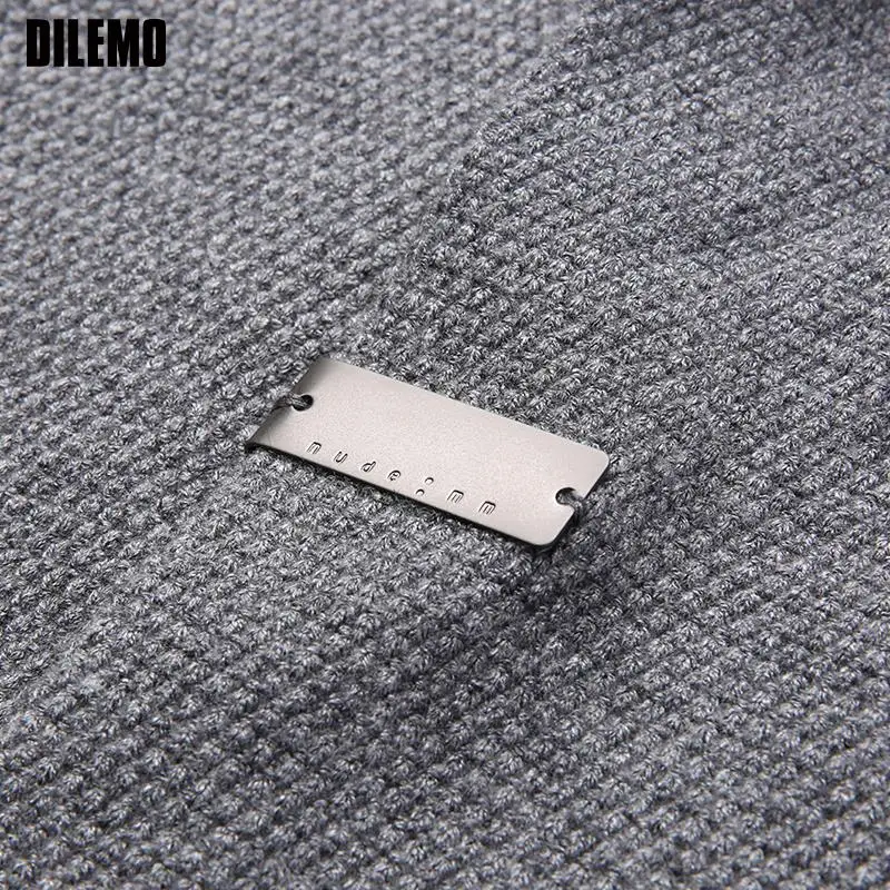 Top Grade New Brand Knit Fashion Cardigan Men Sweater Korean Woolen Casual Long Slim Fit Coats Japanese Jacket Men Clothes