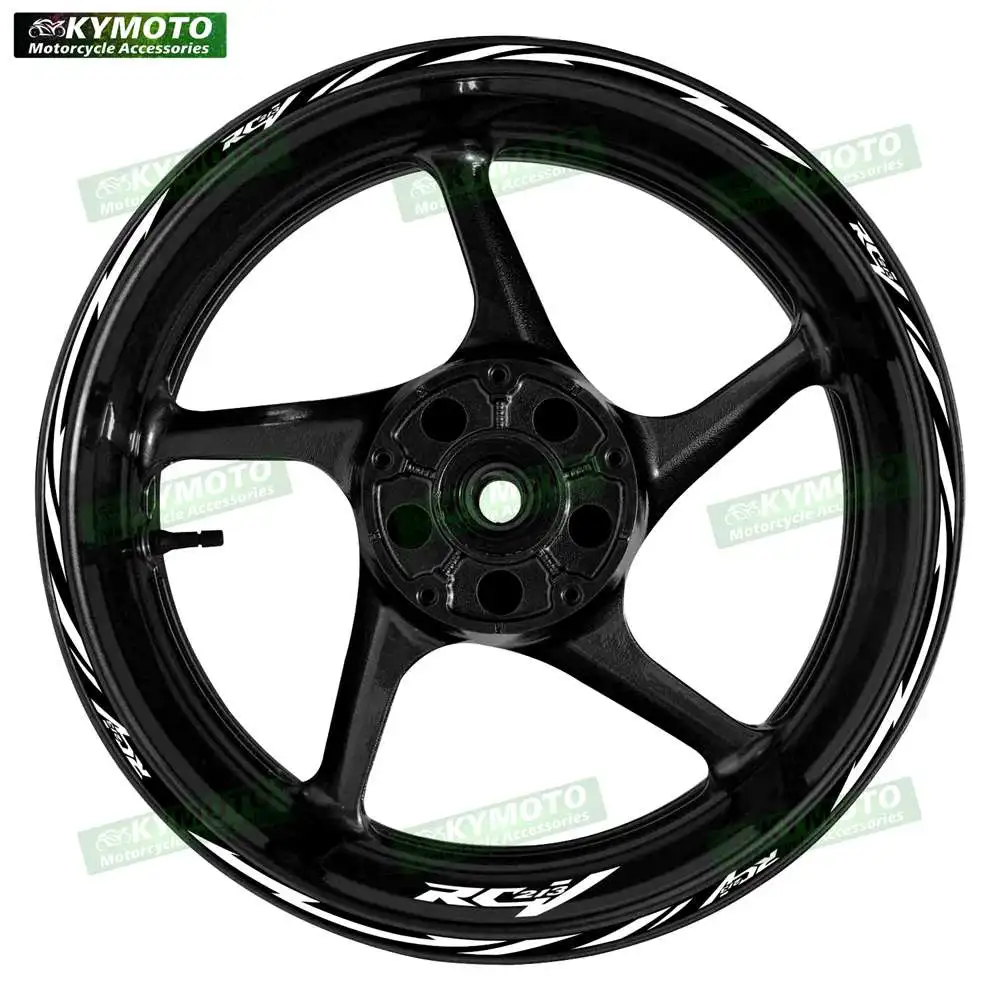 

Для Honda RCV213 RCV 213 светоотражающие аксессуары для мотоциклов 17-дюймовые наклейки на передние и задние диски, обтекатель, полоса, наклейка, украшение