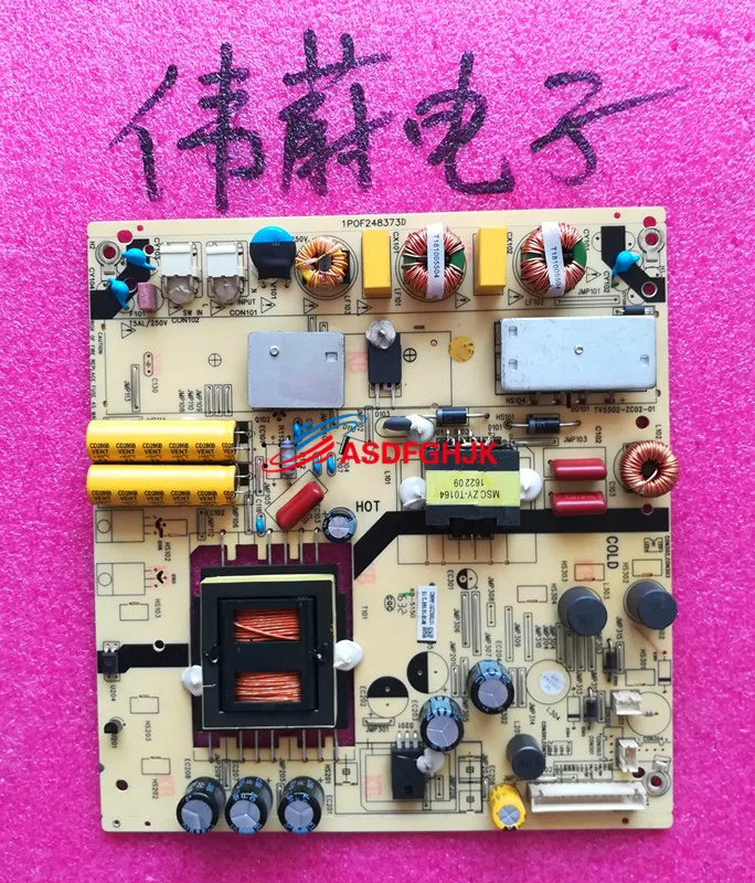 Original FOR Sanyo 48CE3410D Power Board 1POF248373D TV5502-ZC02-01 100% Works Perfectly