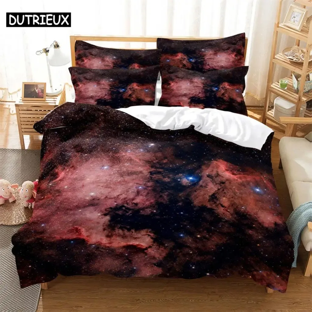 Starry sky Bedding Sets 3D Digital Printing Quilt Cover Mario Pattern Bedspread Single Twin Full Queen King Size Bedding