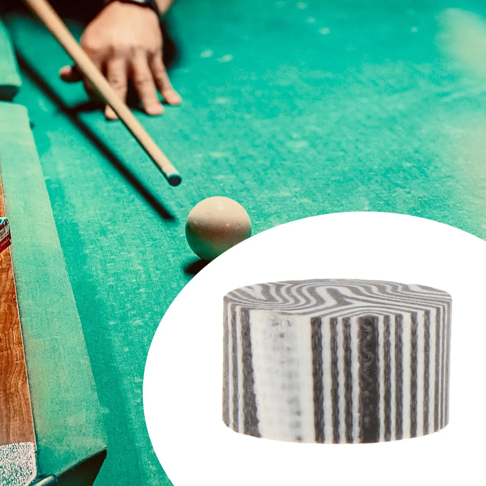 Pool Cue Tip Billiards Stick Tip Strong Hardness 14.5mm Portable Repair image 3