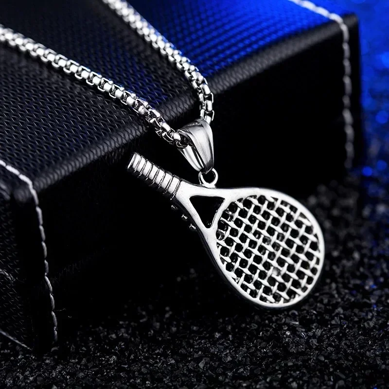 Jewelry Personalized Fitness Expert Necklace Pendant, Tennis Racquet Pendant, Necklace Accessories