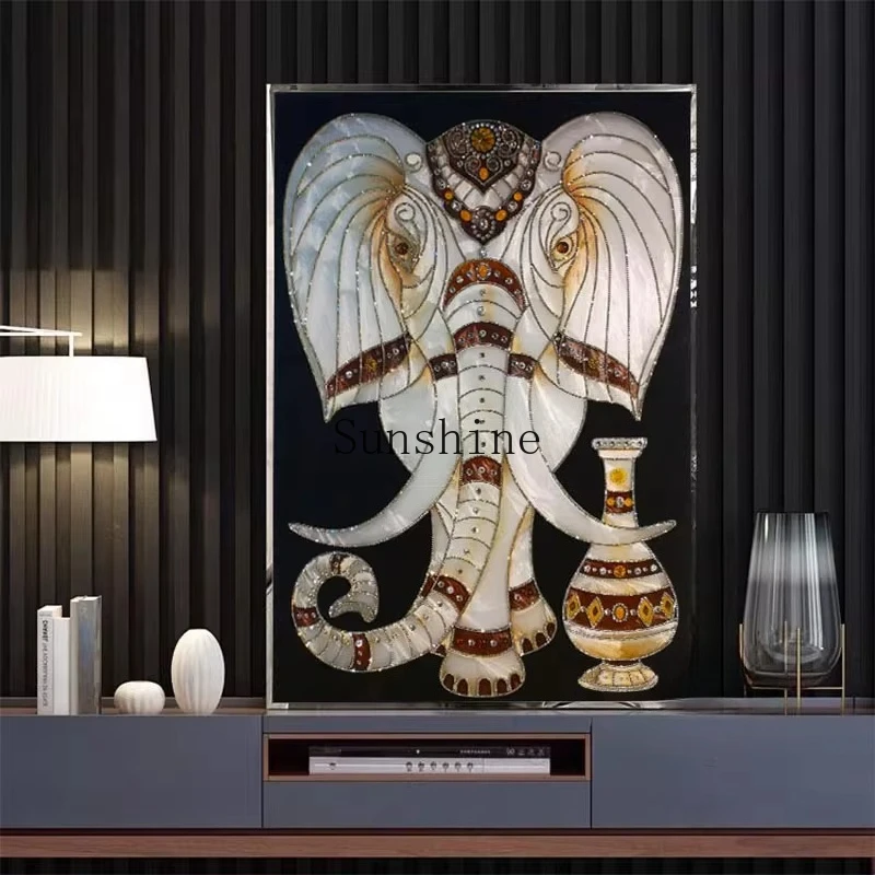 

Entrance corridor aisle decorative painting living room background wall dining room bedroom modern simple mural