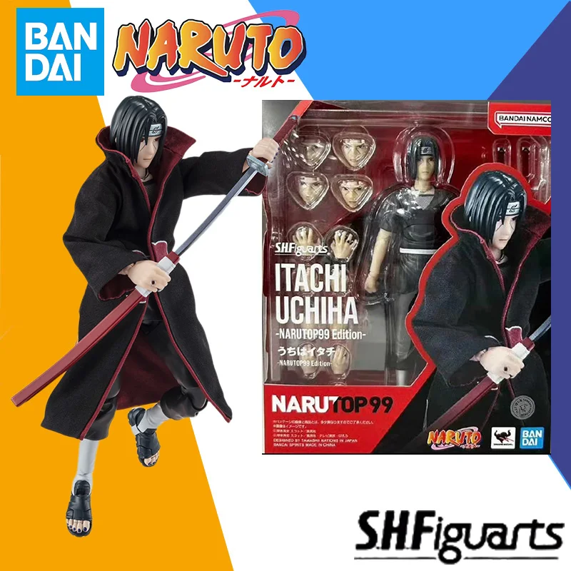 

In Stock Bandai Original S.H.Figuarts SHF ITACHI UCHIHA -NARUTOP99 Edition- Anime Action Figure Model Finishe Toy Gift for kid