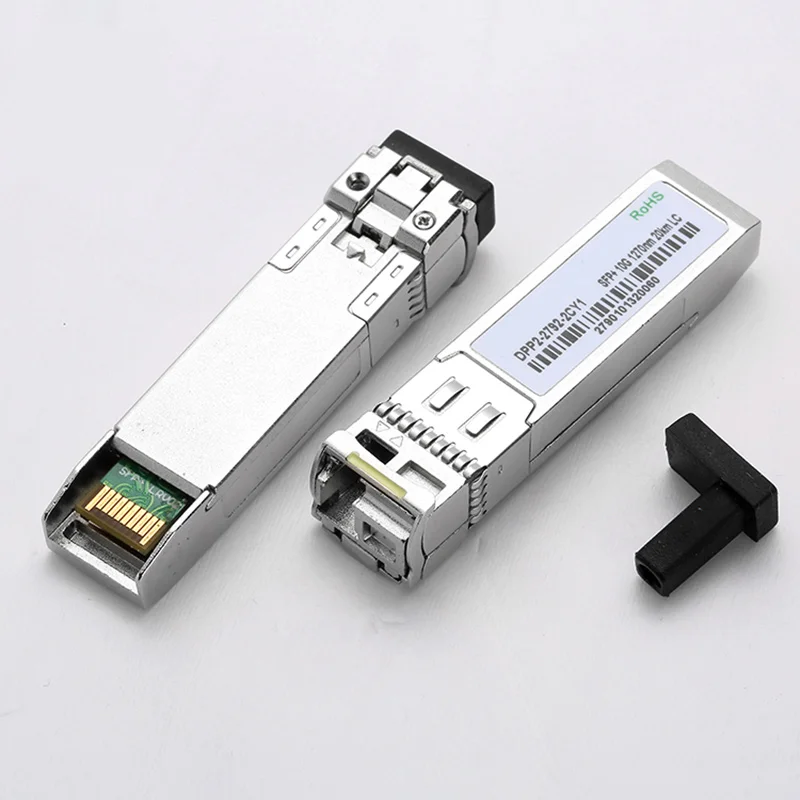 Imagem -04 - Transceptor de Fibra Óptica Sfp Módulo Sfp Bidi 20km para Interruptor 10g 1270nm 1330nm