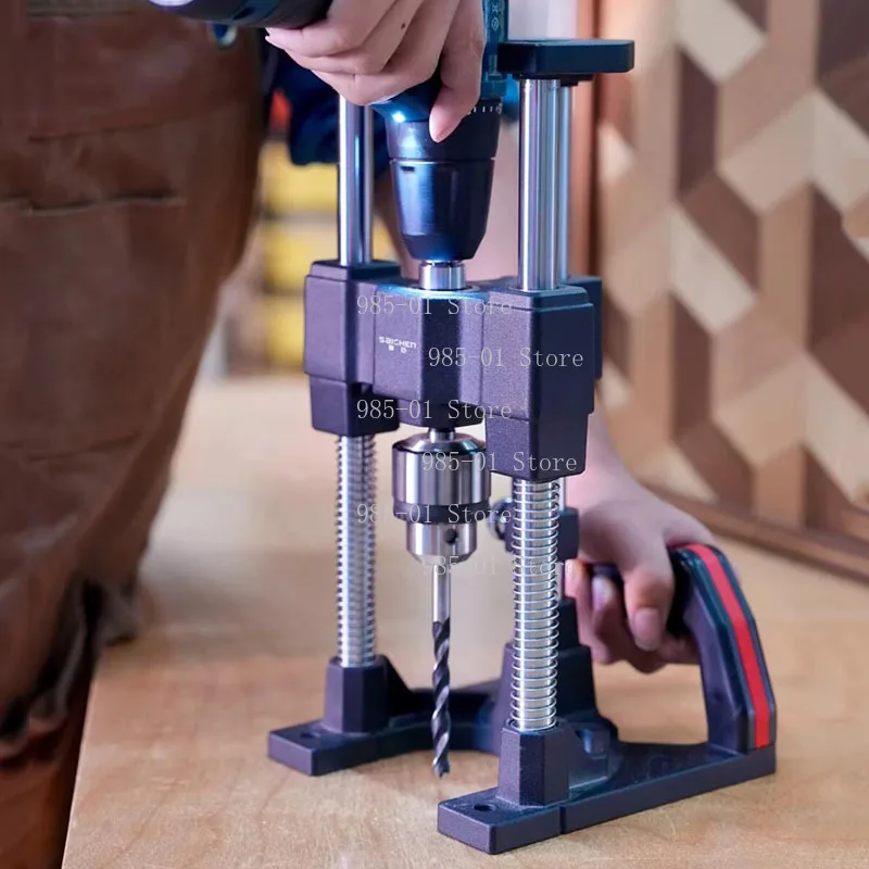 Vertical Drilling & Tapping Guide with Graduations, Multi-angle Drilling Jig for Wood and Aluminum Profiles