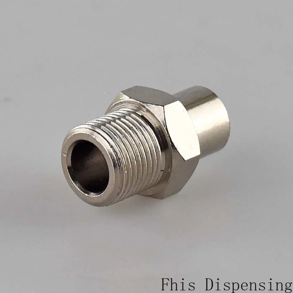 M12 esparadrapo distribuidor encaixes níquel revestido latão luer lock adaptador