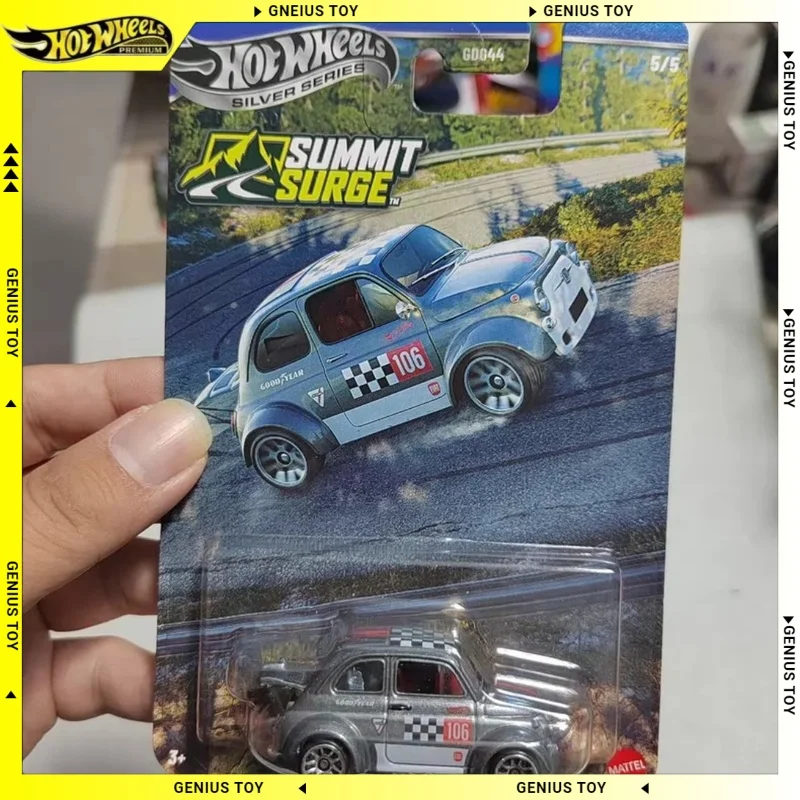 

Коллекционная модель Hot Wheels Silver Series 2026 Summit Surge '60S FIAT 500D MODIFICADO, масштаб 1:64, литой металлический корпус, игрушка-подарок