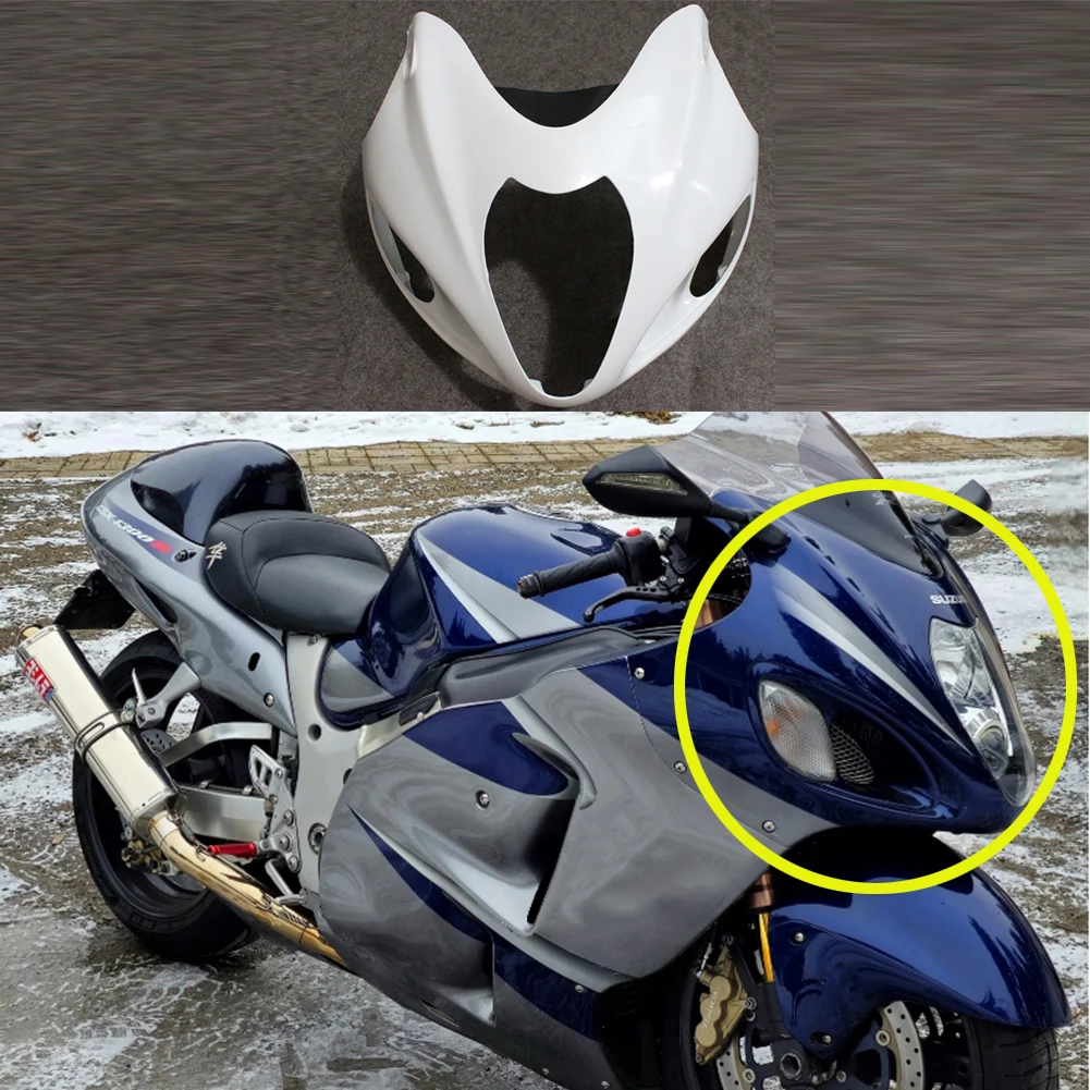 

Unpainted Front Upper Nose Top Fairing For SUZUKI GSXR1300 Hayabusa 1999 2000 2001 2002 2003 2004 2005 2006 2007