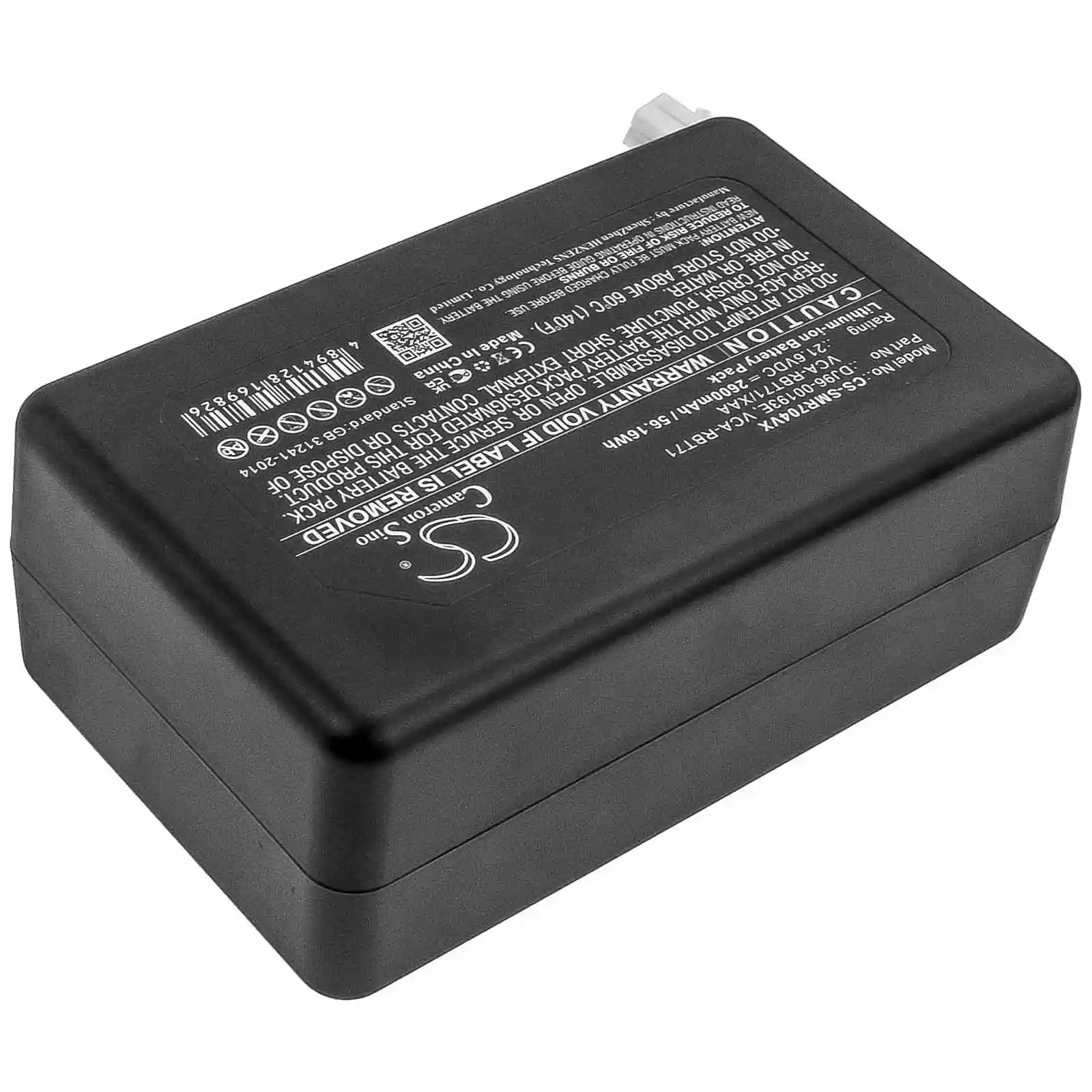 DJ96-00193E   VCA-RBT71  VCA-RBT71/XAA Battery For  Samsung  PowerBot R7040 R1AM7010UW / AA  VR1AM7010U5 / AA  VR1AM7040W9 / AA