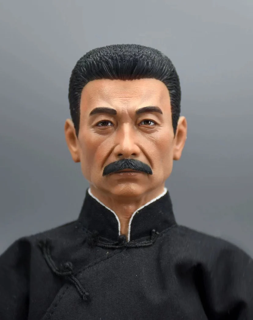 

1/6 Scale Poets Scholars Lu Xun Head Carving Fit 12'' Figure Body