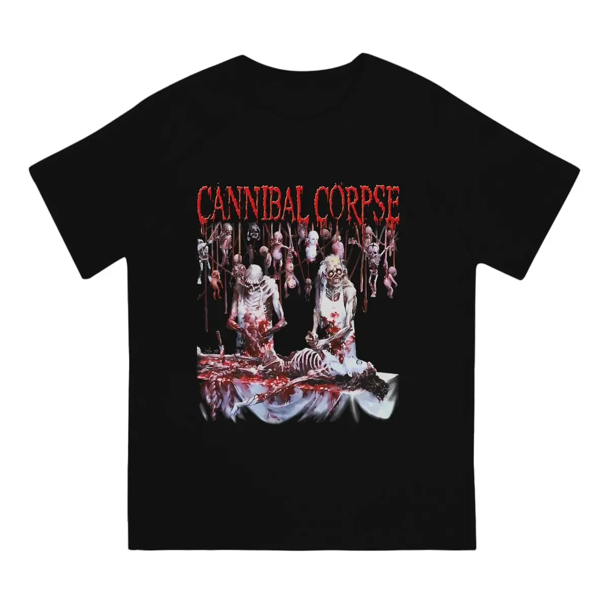 Official Merchandise - Butchered At Birth Special TShirt Cannibal Corpse Casual T Shirt Summer T-shirt For Men Women