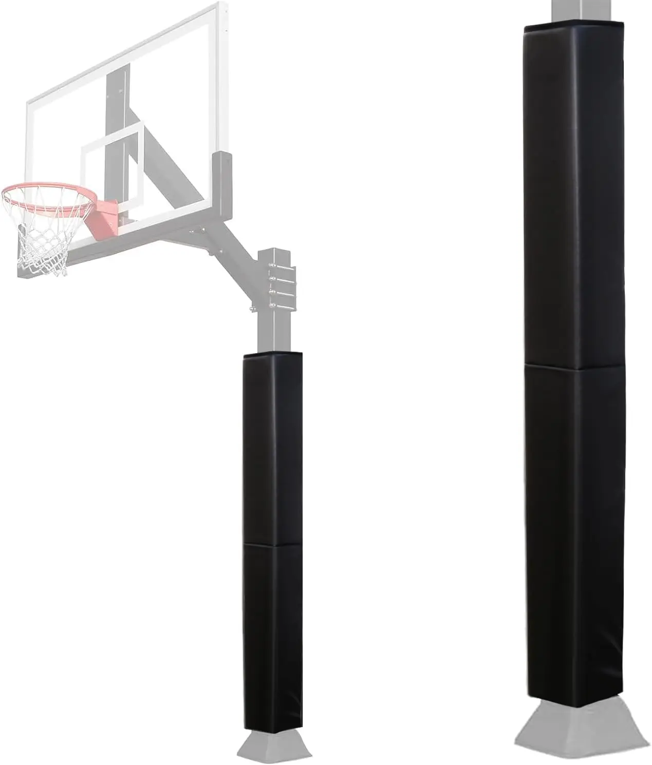 

Square Basketball Pole Padding Fits 4x4 5x5 6x6 Inch Pole 6Ft Tall Durable Outdoor Indoor UV-Resistant Waterproof