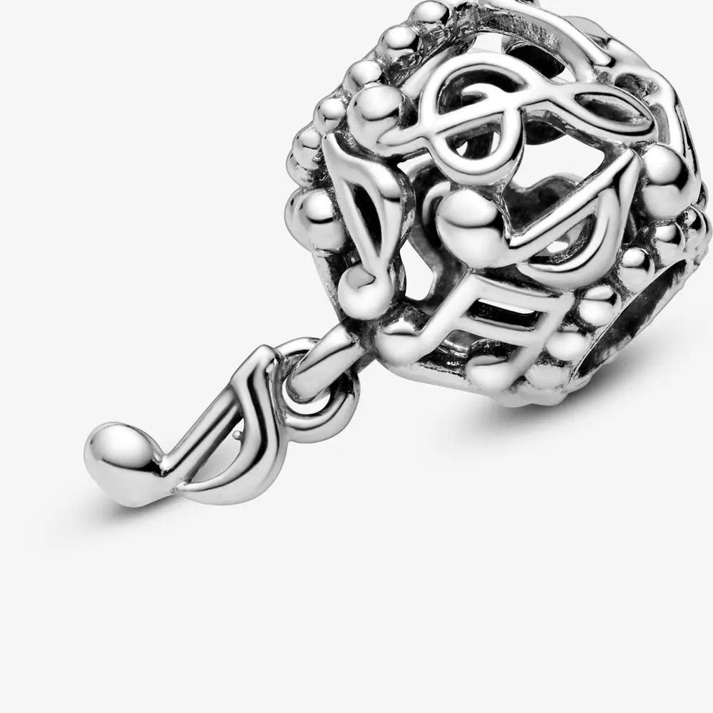 925 Sterling Silver Piano Guitar Badminton Basketball Charm Pendant For Original Bracelet Female Jewelry Exquisite Gifts view 3