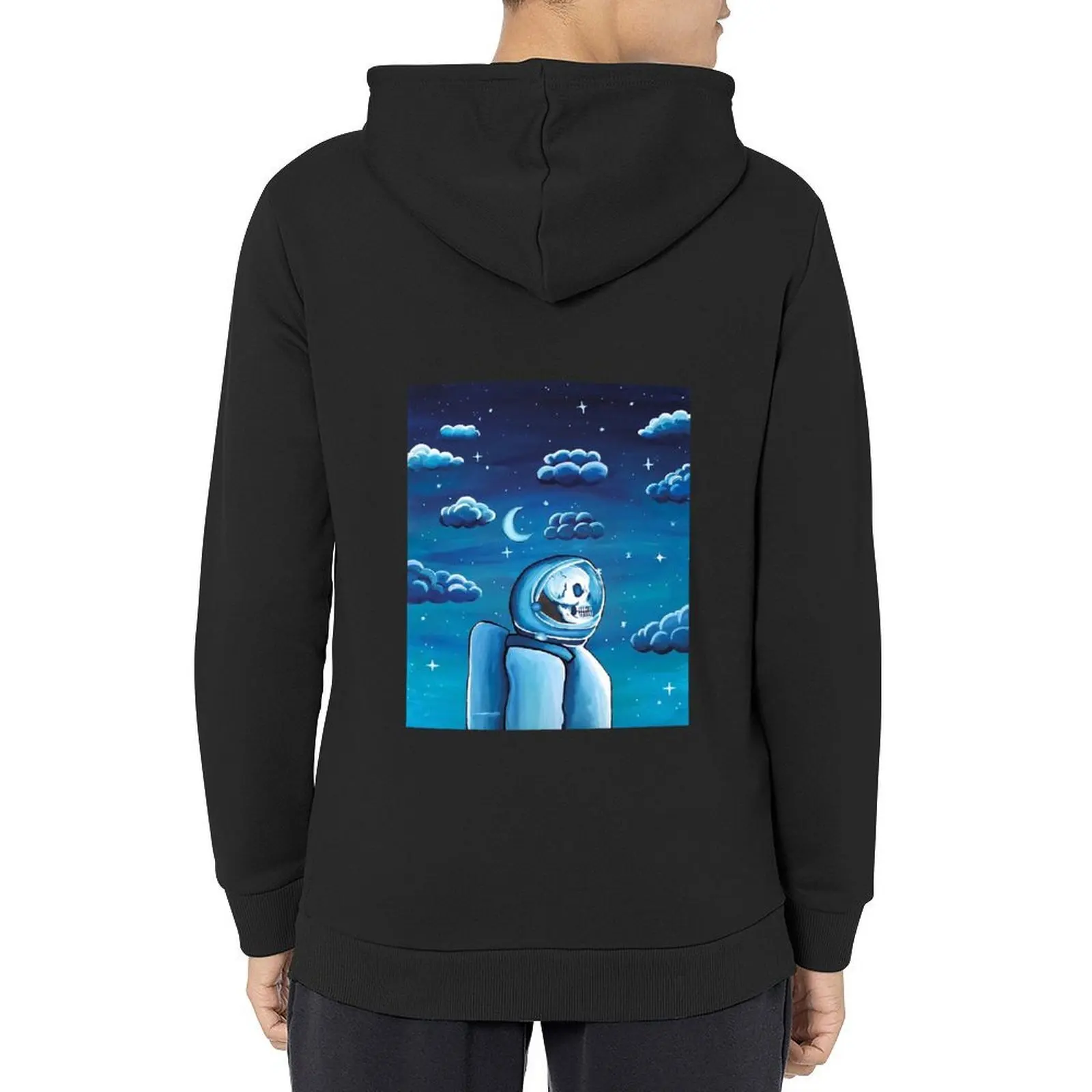 

Skeleton Astronaut Hoodie mens clothing korean style clothes men clothing winter clothes mens hoodie