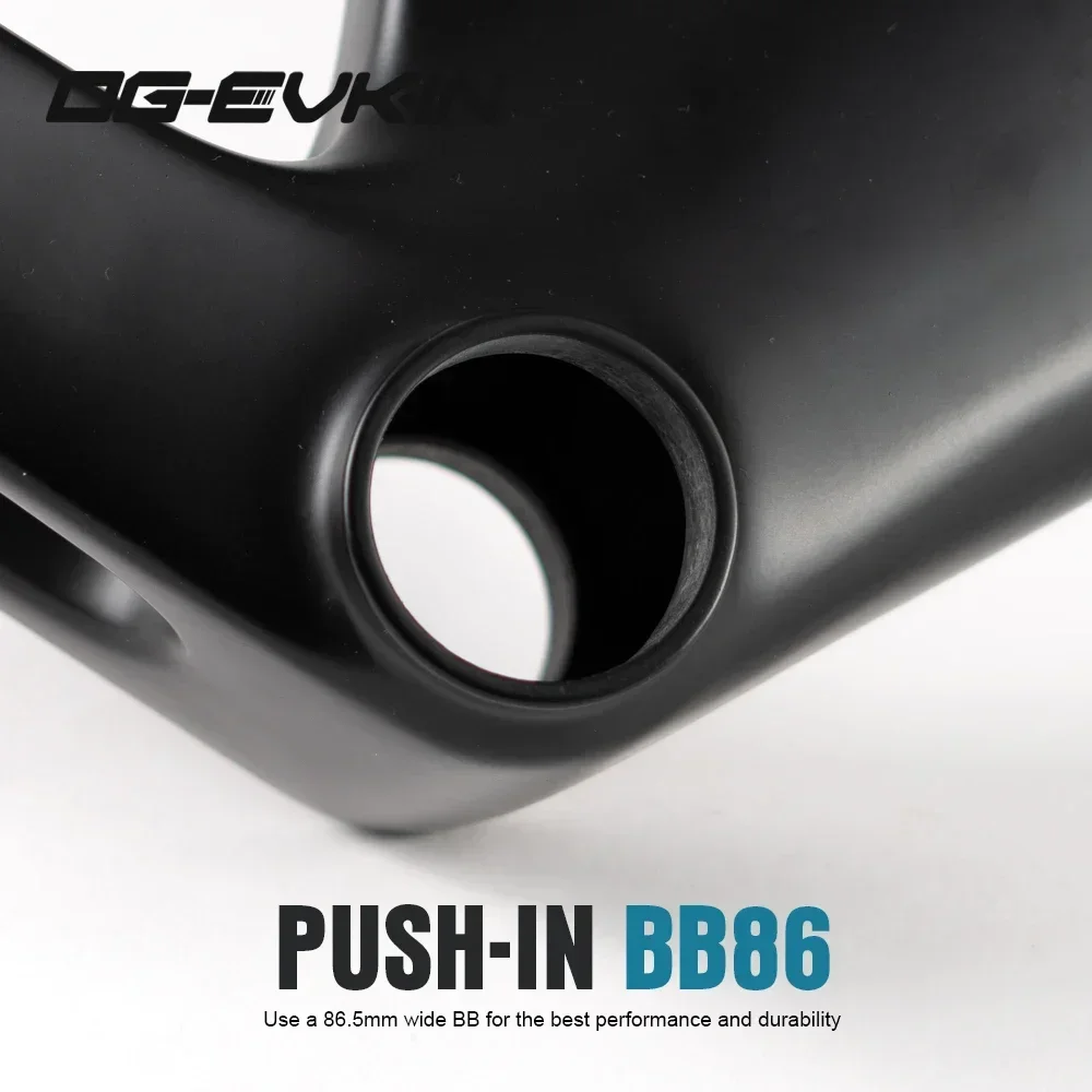 NEW Og-Evkin CF026-D Aero Road Bike Carbon Frame Internal Cable Thru Axle 12*142 BB86 700C Straight Tube Disc Brake view 5