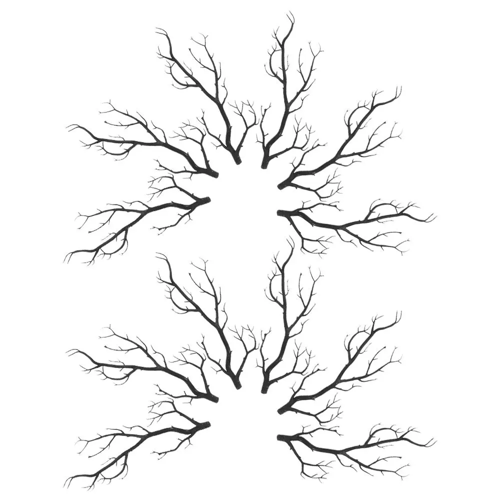 

12Pcs Artificial Antler Dried Tree Branches Realistic Halloween Branches for DIY Crafts Vase Decoration Deer Antlers for Crafts