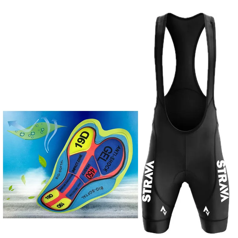 STRAVA Cycling Pants for Men Bicycle Clothing Men's Breathable Bicycle Clothing Cycle Jersey Cycling Tights Man - view 3
