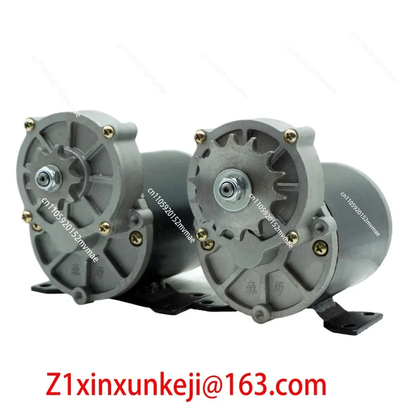 12V 24V 500W 200RPM DC Geared Motor, 9 Teeth/14 Teeth, High Torque Fertilizing Motor, Multi-purpose Sprocket