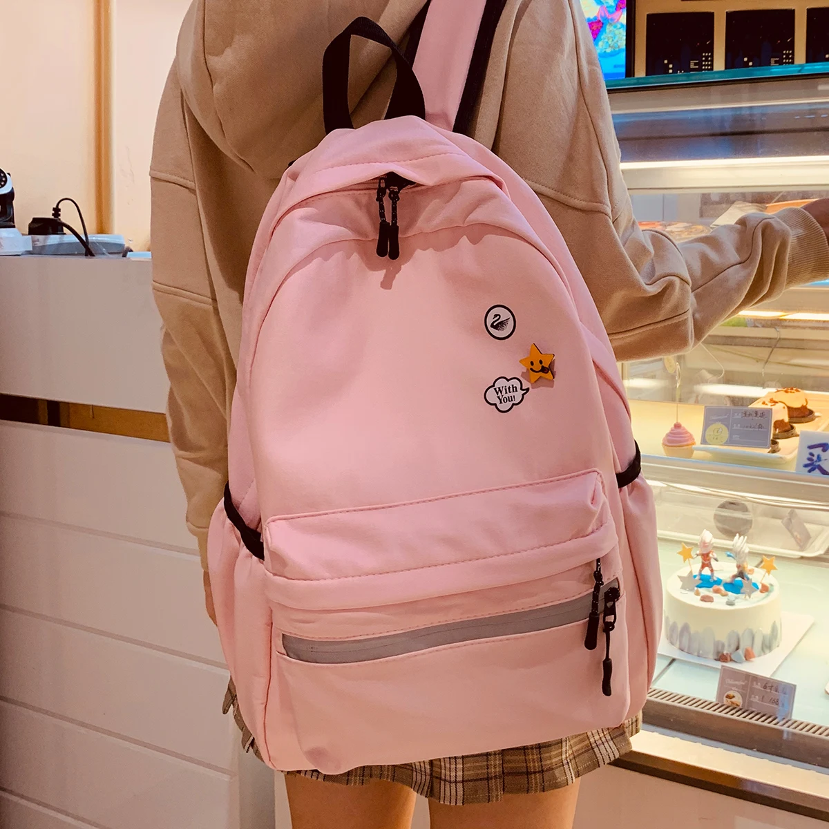 Waterproof Students Book Bag Large Capacity Backpack School Bag Girls Teen Suitable for Daily School Backpack Everyday Backpacks