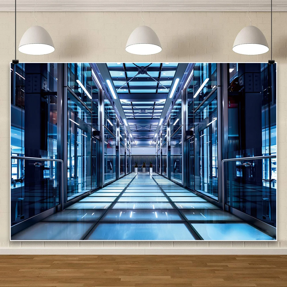 خلفية موضوع الفضاء المستقبلي ثلاثية الأبعاد للخيال العلمي للتصوير الفوتوغرافي المجسم للأحداث التقنية والأفلام خلفية الألعاب لالتقاط الاستوديو