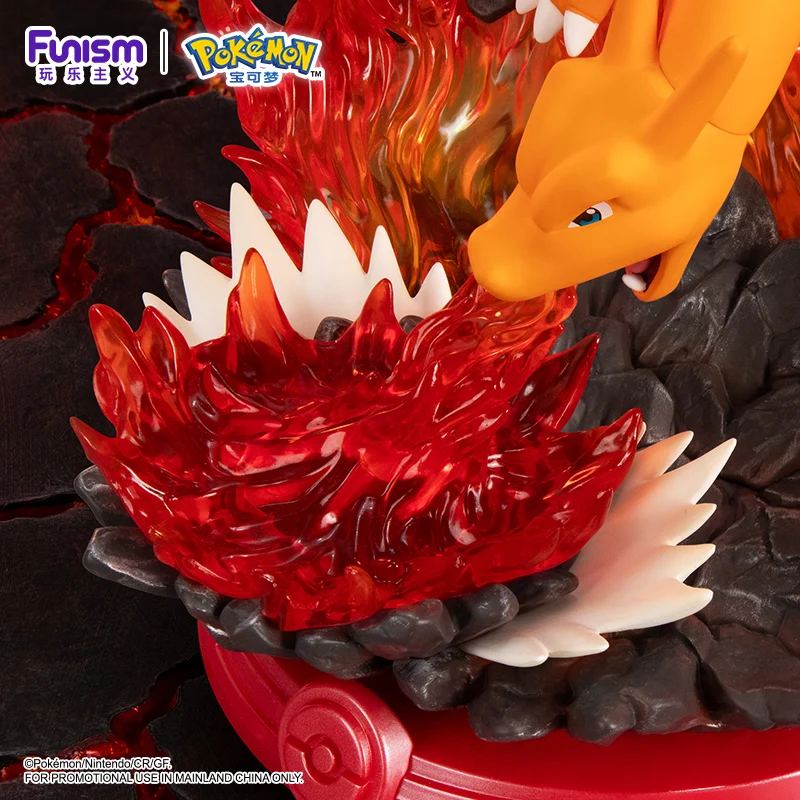 الأصلي PokéMon المتطرفة الدولة سلسلة أنيمي الشكل الحريق بليد شبح الأحمر لوتس درع متسابق أرقام الحلي هدية عيد ميلاد لعبة #2