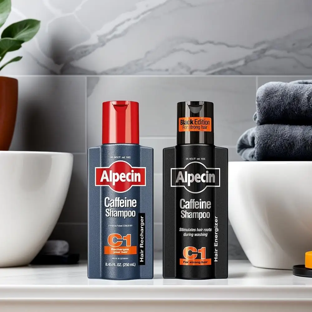 Alpecin Nourishing Anti-Hair Loss Shampoo Oil Controlling Caffeine Anti Shedding Shampoo Hair Fluffy Anti-Dandruff Conditioner view 2