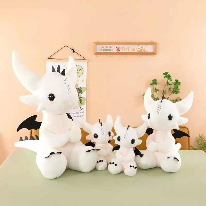 

Маленький белый дракон, плюшевая игрушка, кукла, Интернет-стиль знаменитостей, подушка для сна, подарочное украшение на Рождество, день рождения