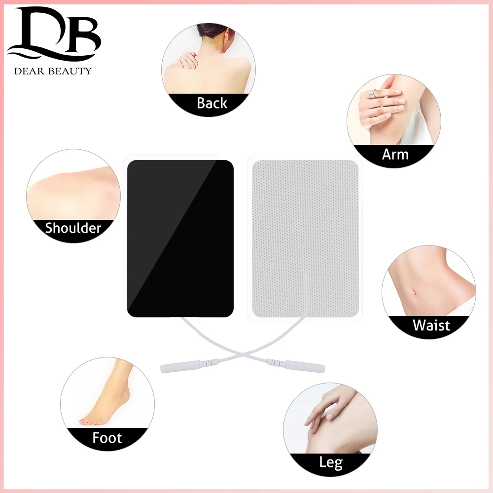 9X5CM Tens Electrode Pad Reusable Self Adhesive For Digital Physiotherapy Massager Nerve Muscle Stimulator Accessory Tool