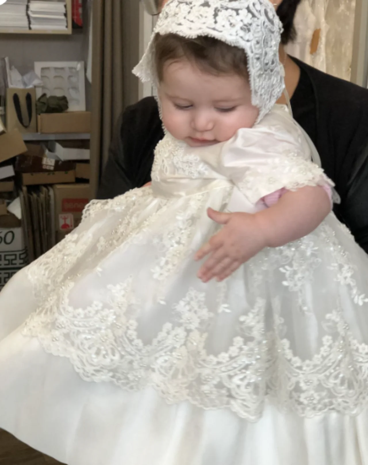 Baby Girls Lace Dresses Toddler Infant Baptism Gowns New born Baby Baptism Clothes Princess Lace 1st Year Birthday Dress