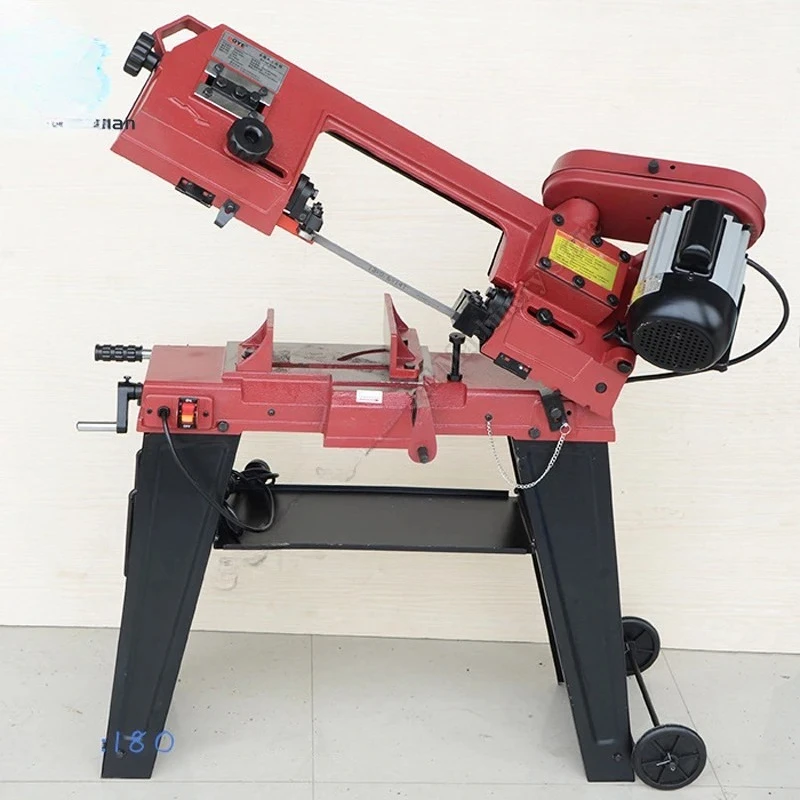 Vertical Band Saw Machine Metal Woodworking Band Saw Machine Double Use 750W  Metal/ Wood Band Sawing Machine