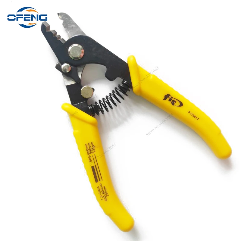 

F11301T Miller clamp Fiber stripping pliers Optic Stripper Miller Wire Pilers Tri-Hole Fiber cutter Wire Stripper customized