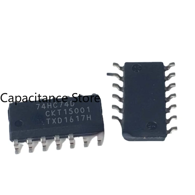 10PCS Original SMD 74HC74 74HC74D Logic Chip Dual D Trigger SOP-14