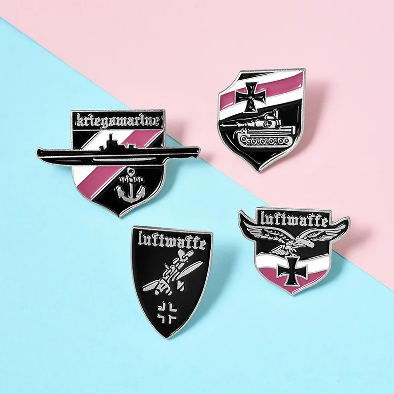 

Historical Military Reproduction Pin Set - Luftwaffe & Kriegsmarine Emblems