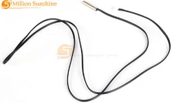 50cm NTC Thermistor Temperature Sensor Waterproof Probe Wire 10K 1% 3950 W1209 W1401 cable