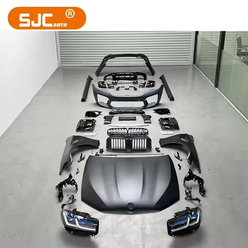 

Suitable for BMW 5 Series F10 F18 Body Kit 2011-2017 Upgraded M5 G30 Front Bumper Rear Bumper Headlights