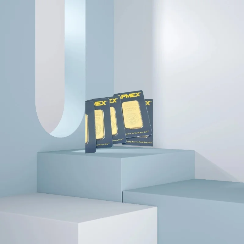 

Apmex Gold Plated Bar Apm Bullion Non-Magnetic Copper Sealed Packing Golden Silver Bar Metal Collectibles Business Gift