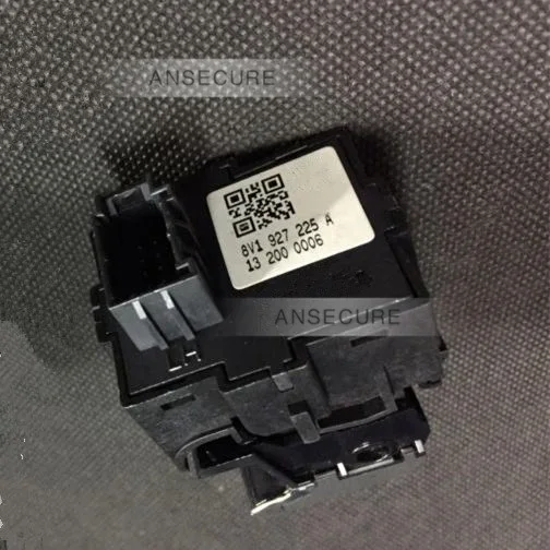 LHD كروم الإلكترونية فرملة اليد التبديل وقوف السيارات زر فرامل اليد لأودي A3 S3 RS3 2013-2016 8V1927225A 8V1 927 225 A #2