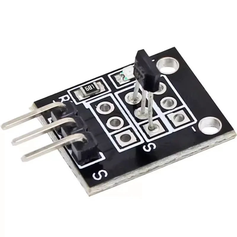 5-10pcs A3144E Hall sensor module 44E unipolar electronic magnetic induction switch board KY-003