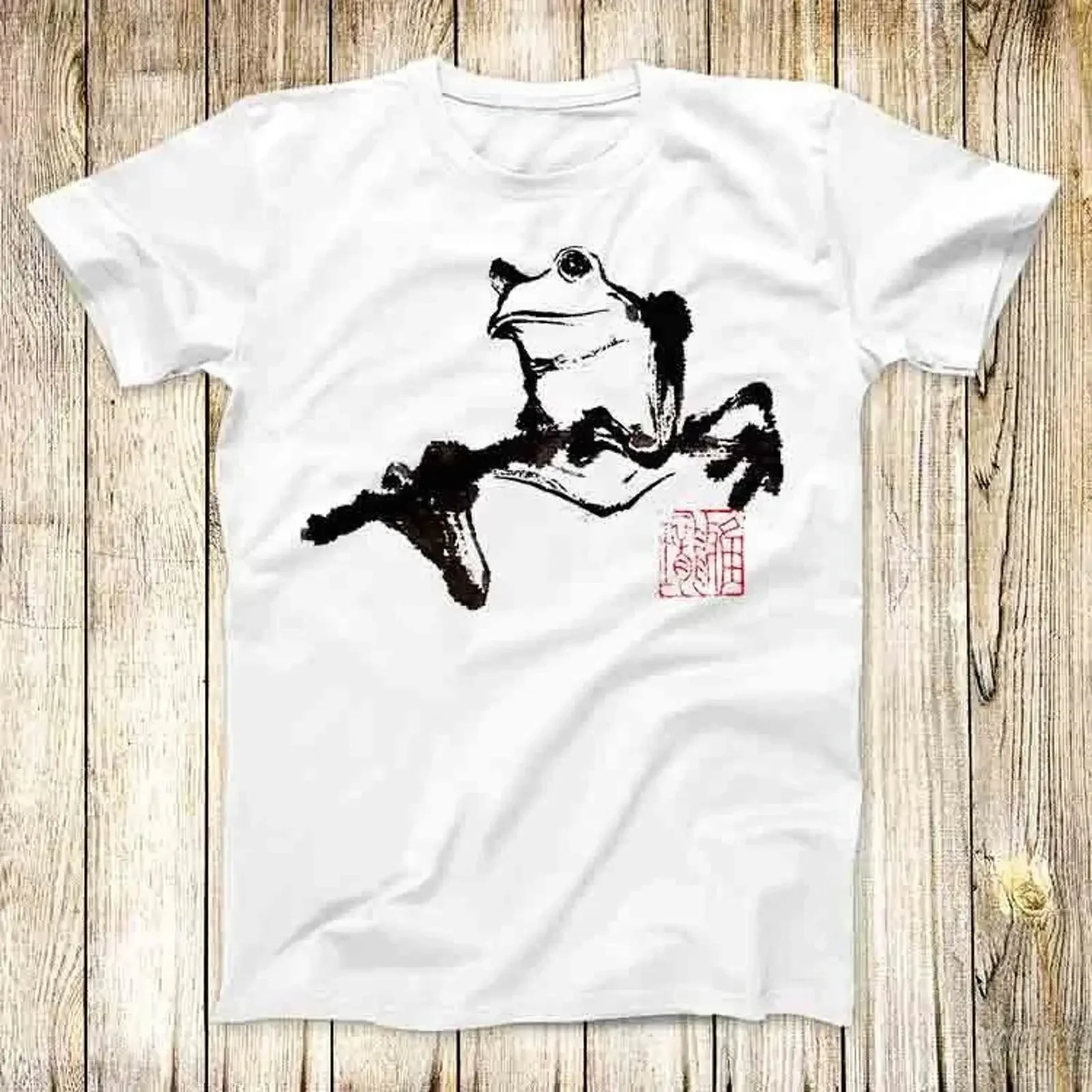 T Shirt Matsumoto Hoji Sad Frosch unbeeindruckt Meme Männer Frauen Top 3686 vintage Washed Casual Soft Breathable Slightly