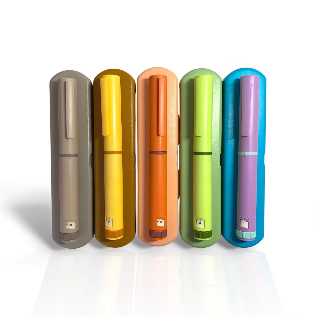 60U Plastic Peptide Plastic Pen Travel Portable Case And 3PCS 31G 6MM Needle With 3ml Cartridge Bottle