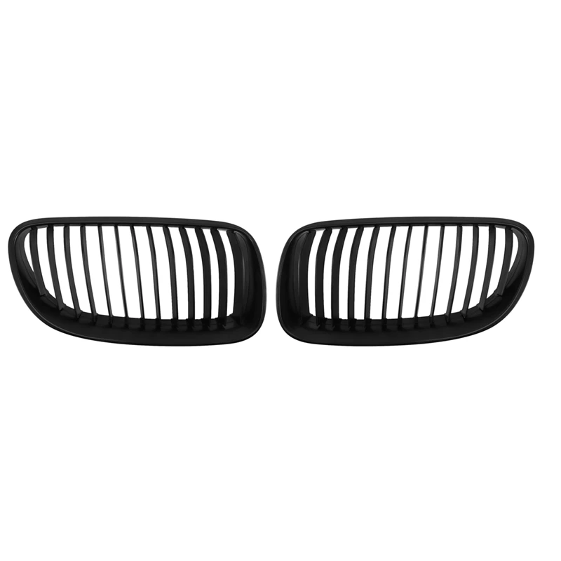 

Front Center Wide Kidney Hood Grille Matte Black Grill Fit For-BMW 3 Series E92 E93 2010-2015 51137254969, 51137254967