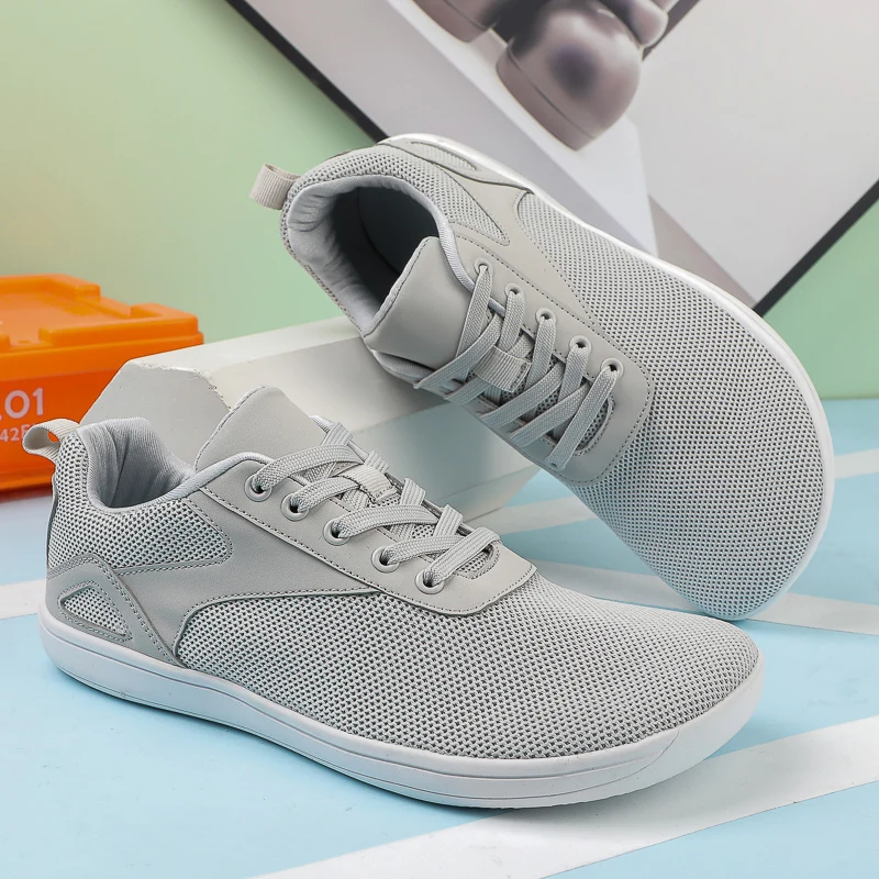 Szerokie buty unisex na boso Lekkie i oddychające męskie buty sportowe z szeroką główką Minimalistyczne buty do chodzenia