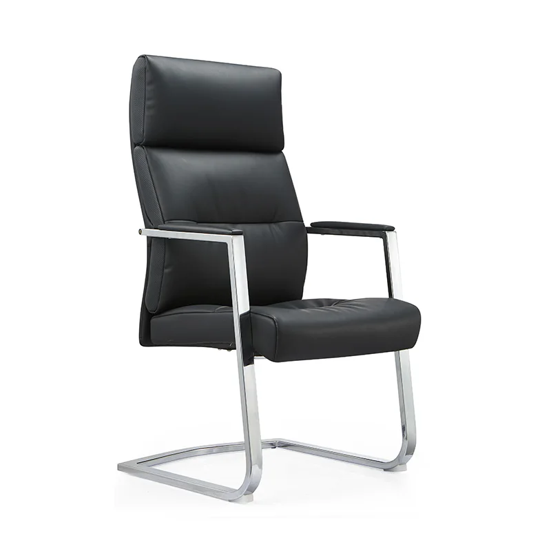 manufacturer supply pu leather executive chair mid back visitors office computer leather boss chair