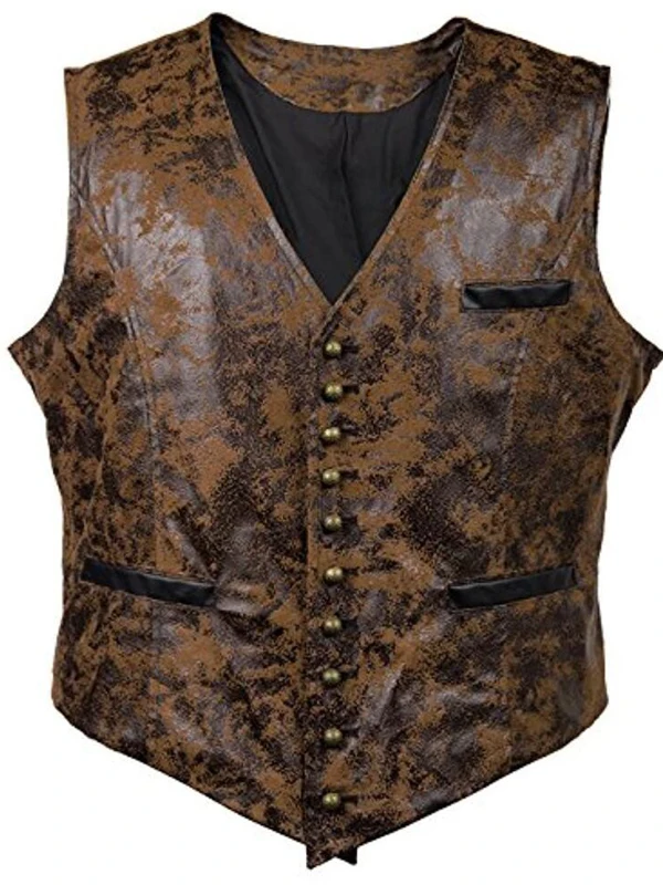 

Повседневный мужской замшевый жилет в стиле вестерн с отделкой оленя, бархатный тюжет, молодежное пальто большого размера из искусственной кожи, жилет для путешествий, осенняя мода V-Ne