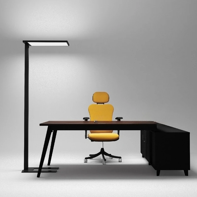 Contemporary Floor Lamp Unique Design Smart Edition E296 LED Ground Light with LCD Microwave Light Sensor