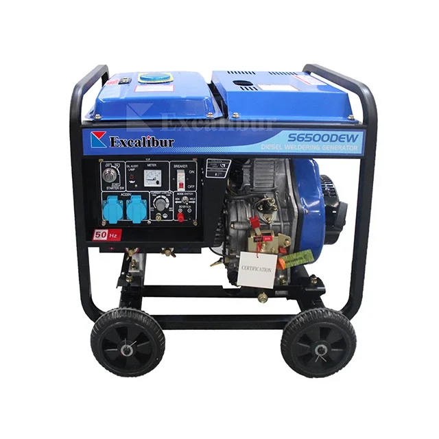 EXCALIBUR 20-300A High Quality Home Use Di esel Welding Generator Set