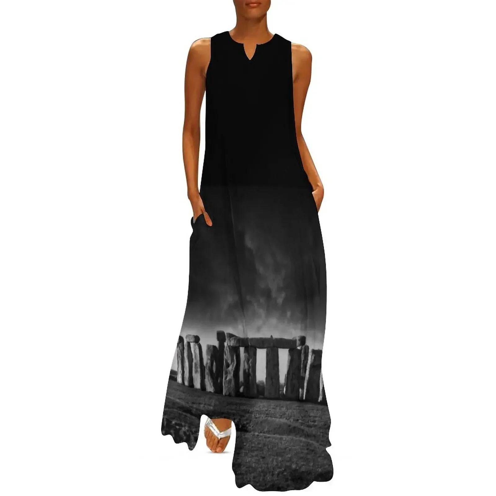 

Stonehenge Monochrome 3 Long Dress long dress women dress korean style prom 2025