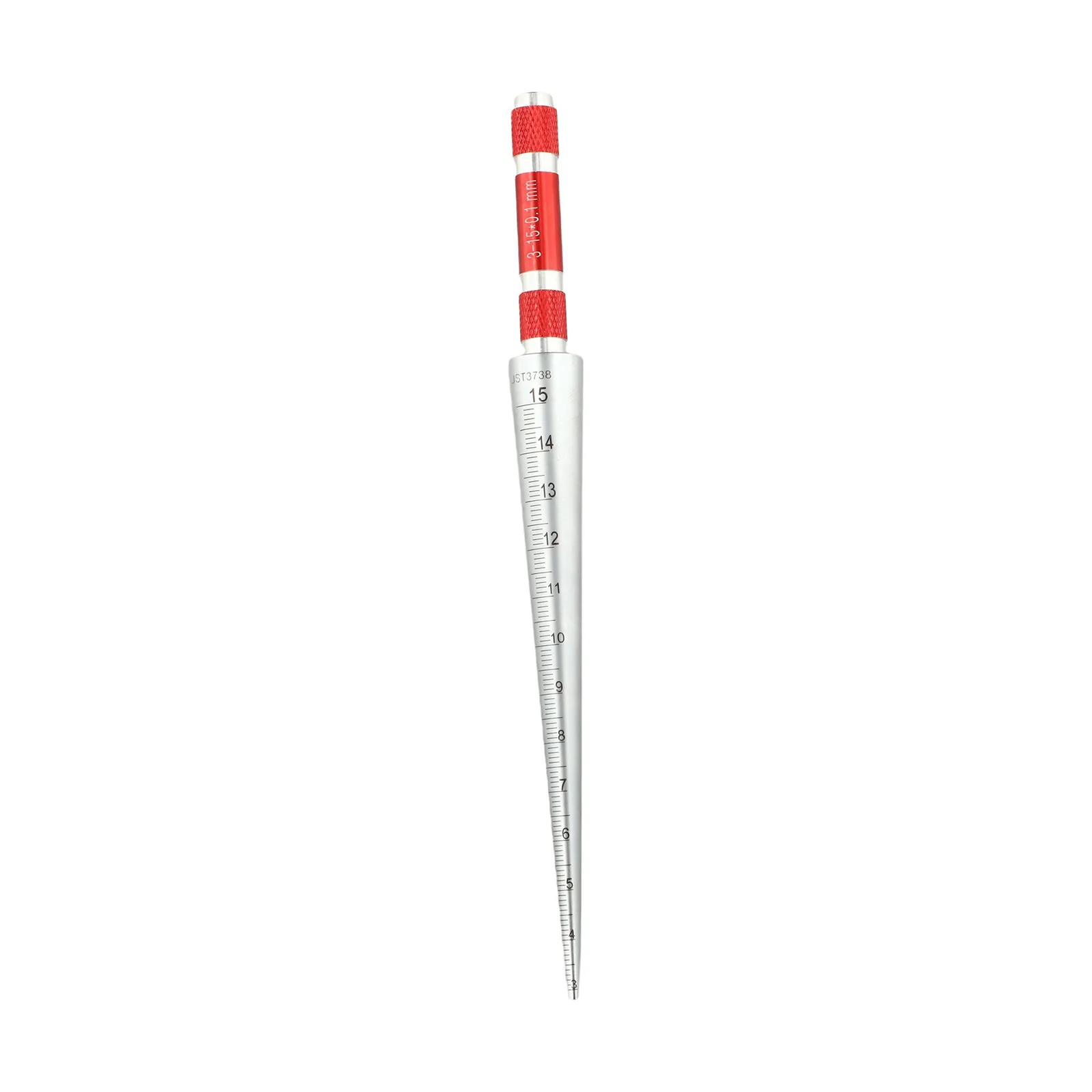Tapered Feeler Gauge 1-6.5mm 3-15mm 15-30mm Carbon Steel Aperture Hole Diameter Measuring Tool For Industrial Pipe Inspection