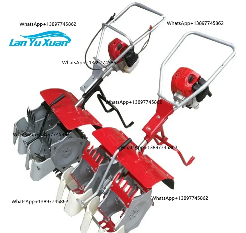 

Peiqi High performance 2 Rows rice paddy weeder weeding mhine eradicator grubber
